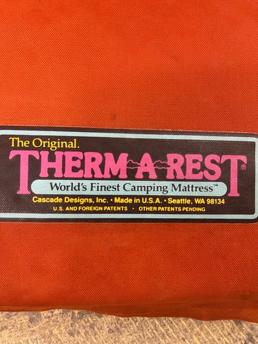 Therm rest thermasrest - therm-a-rest,